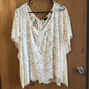 Torrid Size 6 Lace Crop Top